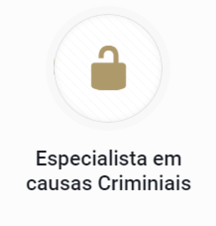 Especialista em causas criminais