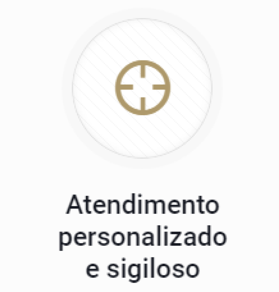 Atendimento prsonalizado e sigiloso